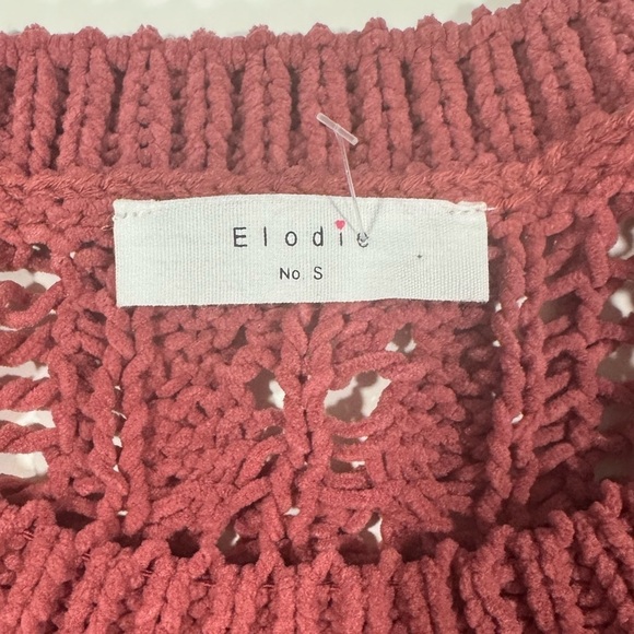 Elodie Womens Chunky Knit Sweater Pink Size Small - Picture 6 of 13